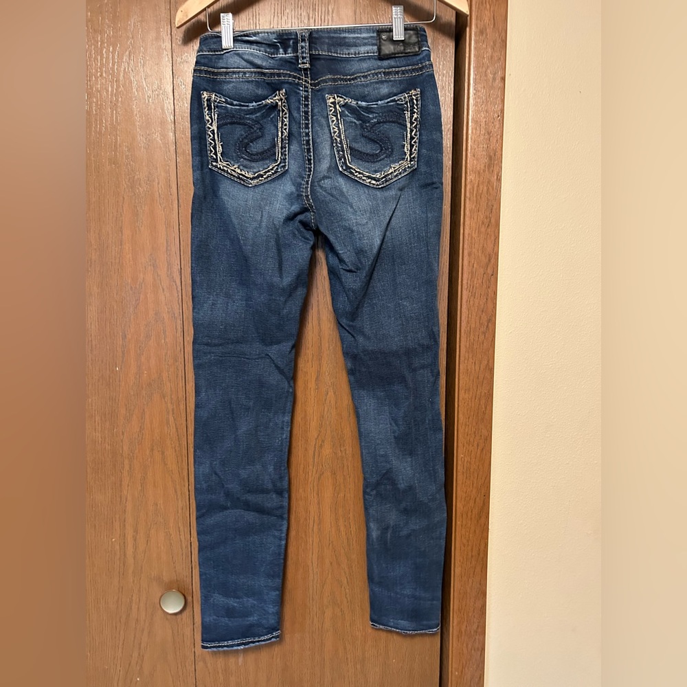 Silver jeans
